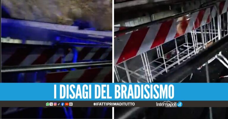 Campi Flegrei, lo zolfo delle fumarole deteriora la strada: Via Antiniana chiusa al traffico