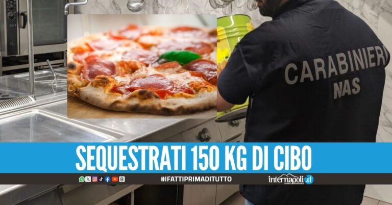 Carenze igieniche nella pizzeria a Gaeta, scatta la chiusura