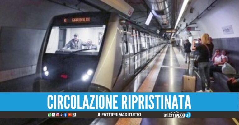 Tratta limitata sulla Metro Linea 1, oltre 2 ore di guasto
