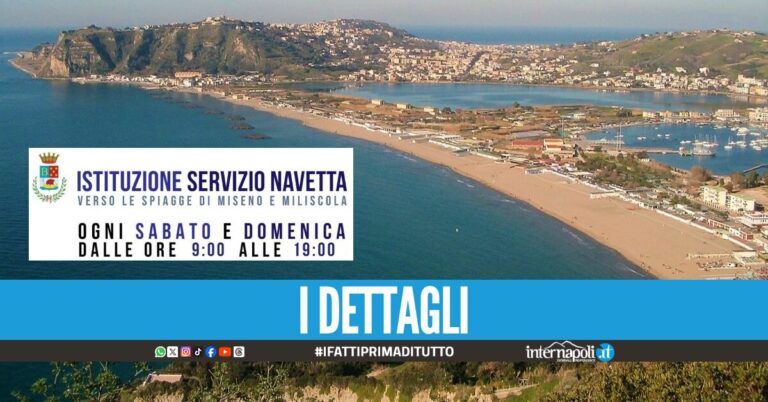 Come raggiungere le spiagge di Miseno e Miliscola: il servizio navetta
