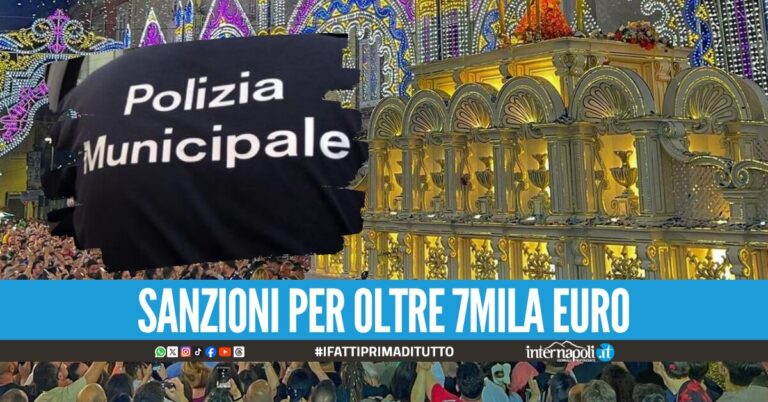 Controlli durante i festeggiamenti della Madonna della Pace, sanzioni e sequestri