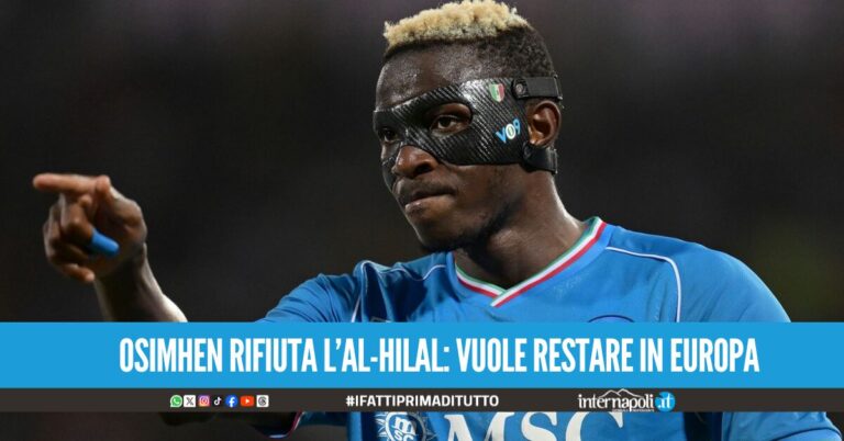 Osimhen rifiuta l’Arabia, preferisce l’Europa: ADL costretto a guardarsi intorno per il nigeriano