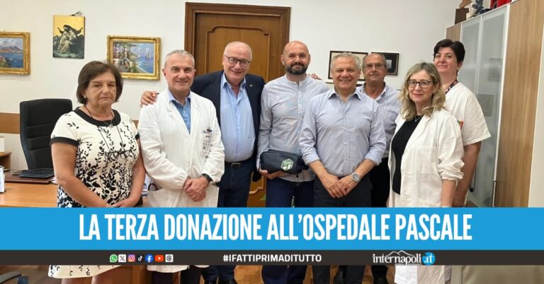 Figlio muore per un tumore, genitori donano un macchinario all'ospedale Pascale