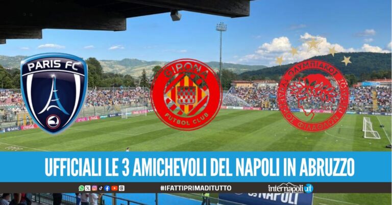 Il Napoli sfiderà 3 squadre nelle amichevoli nel ritiro a Dimaro