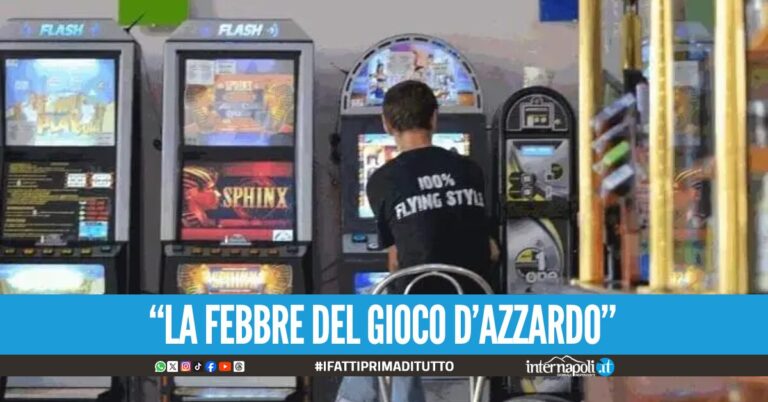 Emergenza ludopatia in Campania: ogni abitante spende circa 3.700 euro annui