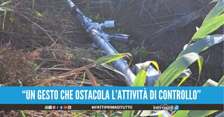 Palo abbattuto a Villa Literno, controlli anche nella Terra dei Fuochi