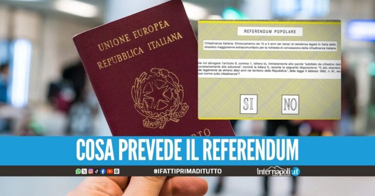 Il referendum sulla cittadinanza spacca gli italiani, cosa cambia se vince il 'Si'