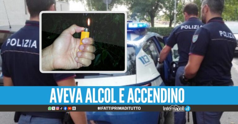 "Incendio tutto", compagno violento arrestato a Napoli