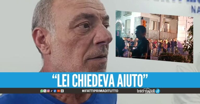 Parla l'eroe di via Foria: "Non ho lasciato la mano della ferita"