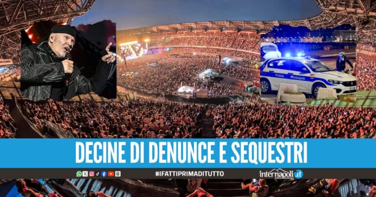 Brutta sorpresa per i fans di Vasco all'uscita del Maradona, elevate 118 multe