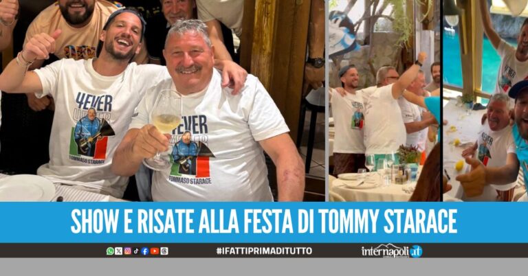 Mertens si gode Napoli prima della cittadinanza onoraria, foto col figlio e festa con Starace