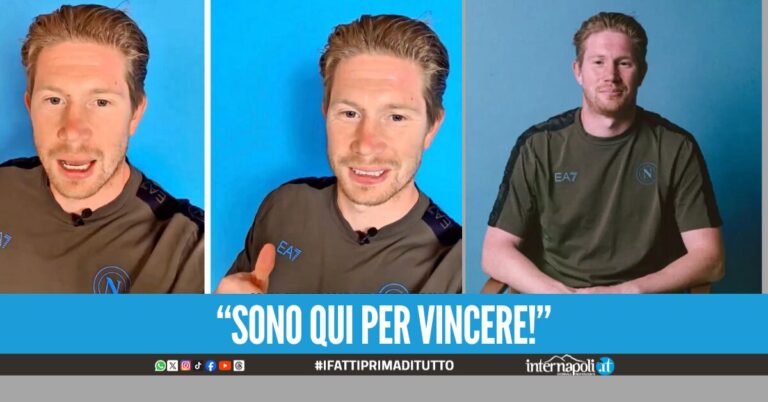Kevin De Bruyne parla da campione: “Sono a Napoli per vincere”