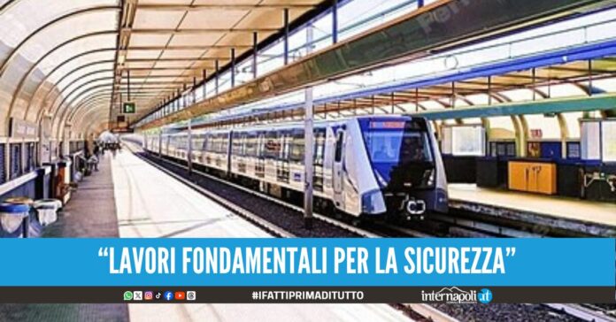 Da giugno stop per 3 mesi alla metro Linea 1 da Piscinola a Frullone: le date