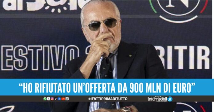 De Laurentiis rifiuta tutte le offerte per il Napoli Non lo vendo neanche per 2 miliardi di euro