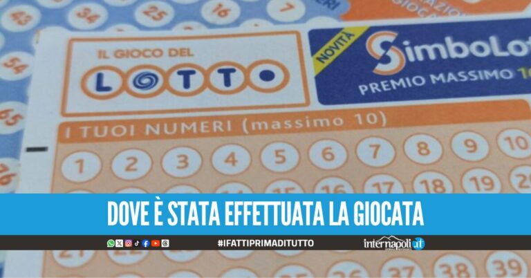 Festa a Giugliano con il Lotto, vinti oltre 23mila euro con tre ambi e un terno