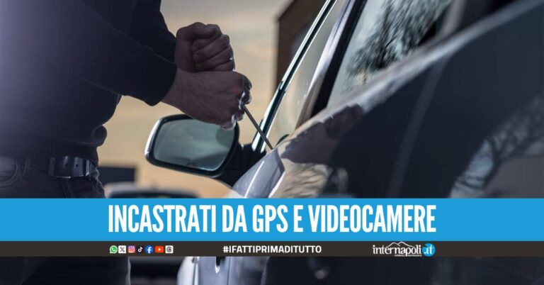 Furti d'auto nell'Agro Aversano, sgominata la banda di ladri napoletani: 3 arresti
