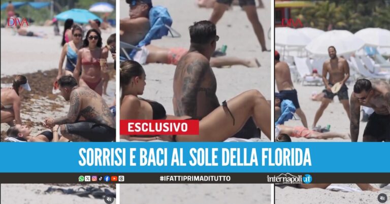 Geolier e Chiara Frattesi sempre più innamorati: paparazzi al sole di Miami