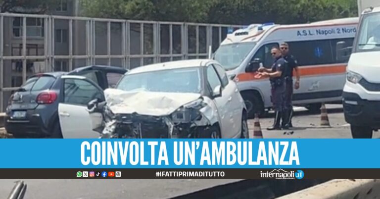 Grave incidente sull'Asse Mediano all'altezza di Frattamaggiore: ci sono feriti