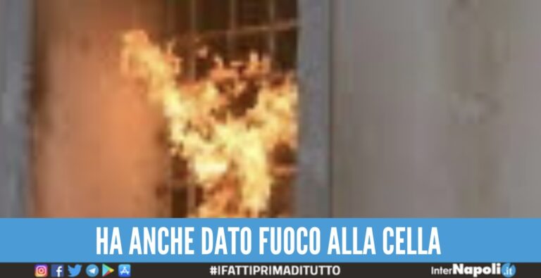 Caos nel carcere di Secondigliano, detenuto aggredisce 4 agenti penitenziari