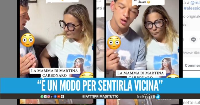 La mamma di Martina in un TikTok con un venditore di hotdog: scoppia la polemica social