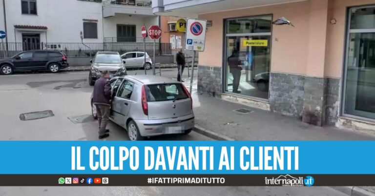 Assalto alle Poste di Giugliano, malviventi portano via 4mila euro