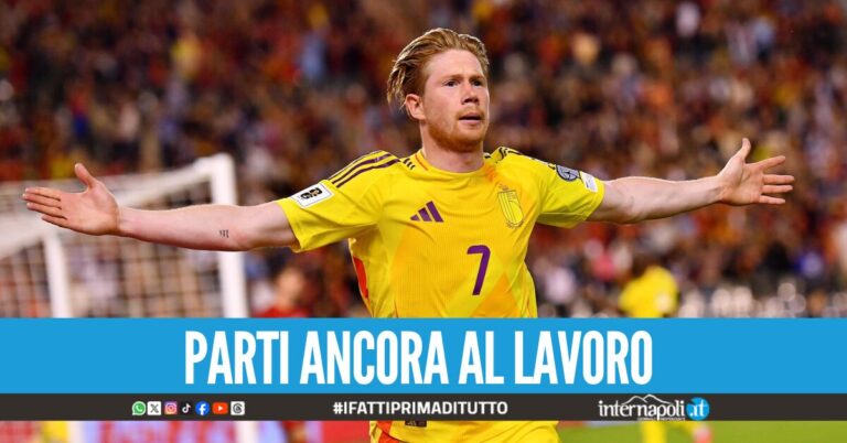 Attesa per De Bruyne al Napoli, l'affare si farà ma restano da sistemare i diritti d'immagine