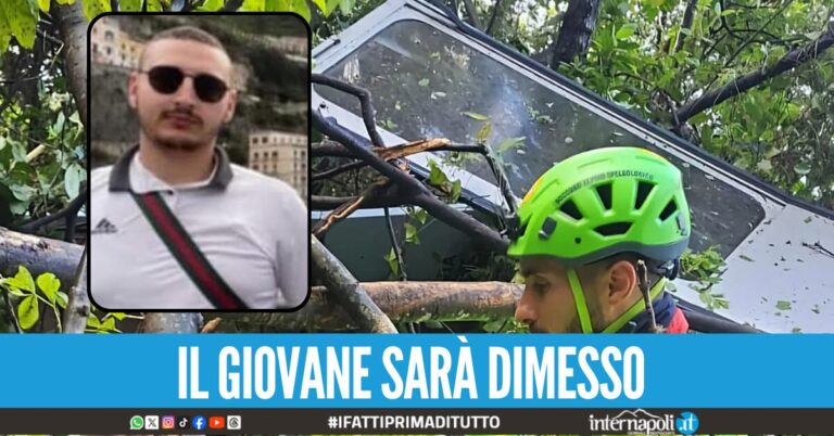 Tragedia della funivia del Faito, fuori pericolo il turista 23enne sopravvissuto