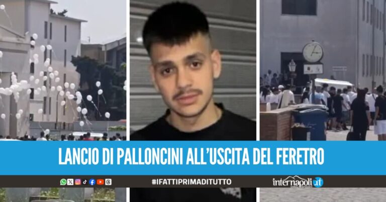Al Cimitero Nuovo di Miano la cerimonia privata per Nicola Mirti, lacrime e commozione tra amici e parenti