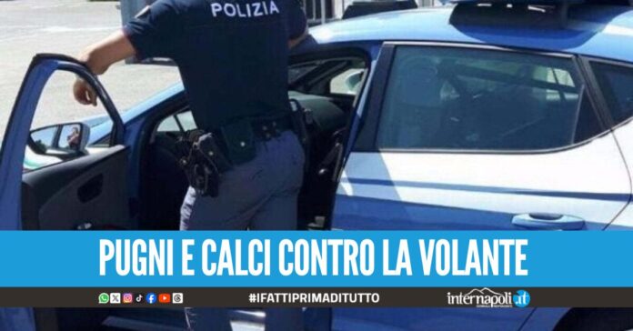 Rifiuta l'alcol test dopo l'incidente e aggredisce gli agenti, arrestato 45enne a Frattamaggiore