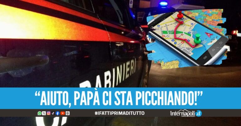 Schiaffi e gomitate a moglie e figlia disabile a Caivano, la giovane fa arrestare il padre grazie alla posizione GPS