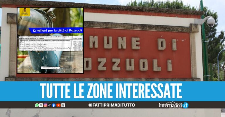 Arrivano 12 milioni per ammodernare acquedotto e fognature, interventi anche a Licola e sul litorale