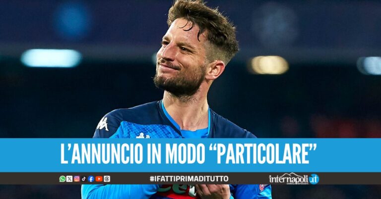 Mertens dice addio al calcio giocato, "Ciro" appende gli scarpini al chiodo a 38 anni