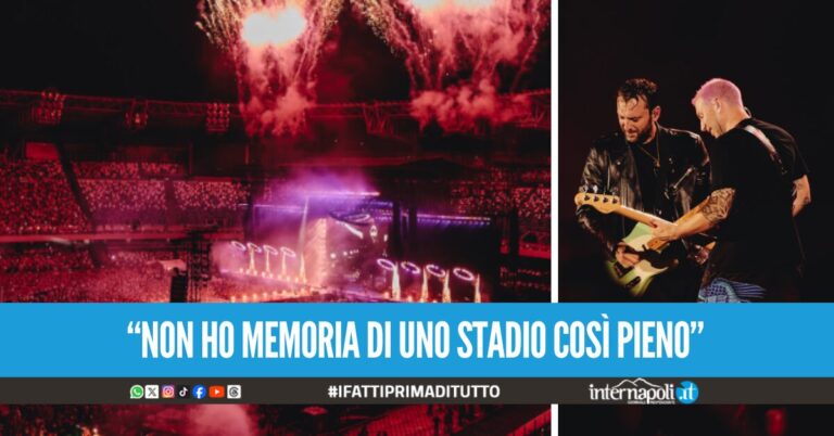Cremonini in estasi dopo il concerto al Maradona: "Non voglio mai più stare senza Napoli"