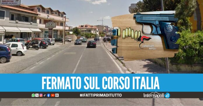 Girava per Villaricca con una pistola carica in auto, arrestato un insospettabile