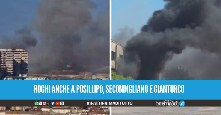 Incendio al Centro Direzionale, le indicazioni dell'ASL alla cittadinanza