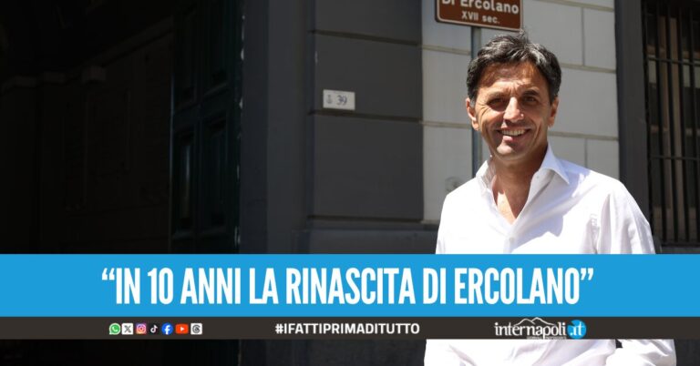 Buonajuto non è più sindaco di Ercolano, l'ex primo cittadino punta al Consiglio Regionale