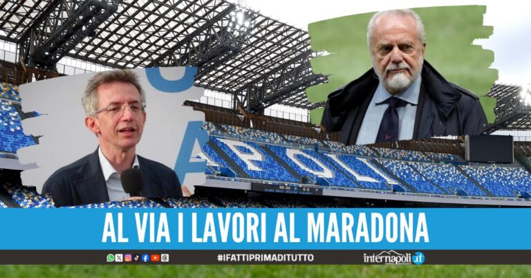 Al via i lavori al Maradona