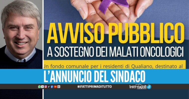 Qualiano, sostegno ai malati oncologici: al via il contributo per il rimborso del ticket sanitario