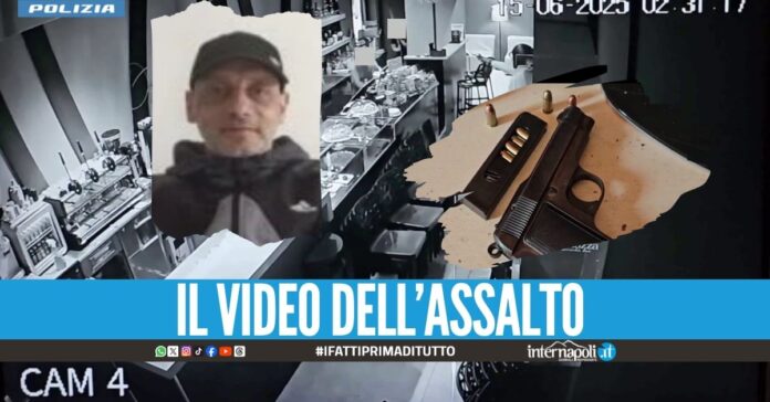 Rapina con sparo nel bar a Salerno, catturato il fuggitivo