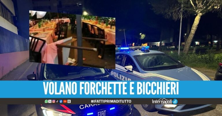 Rissa al ristorante a Pompei, arrestati 3 clienti