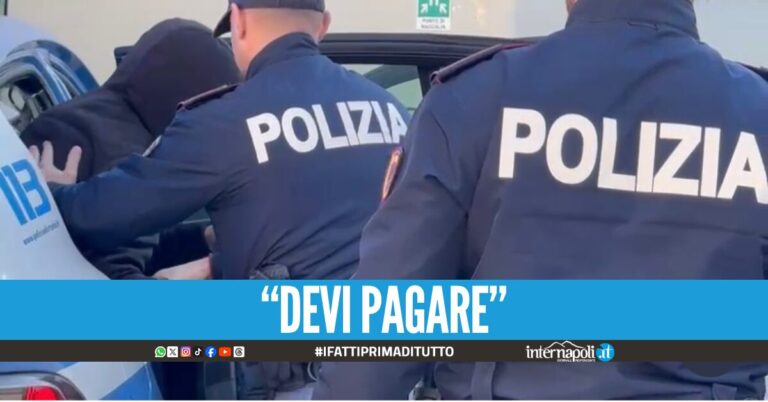 Scampia, chiede il pizzo ma trova la polizia nel negozio: estorsore in manette