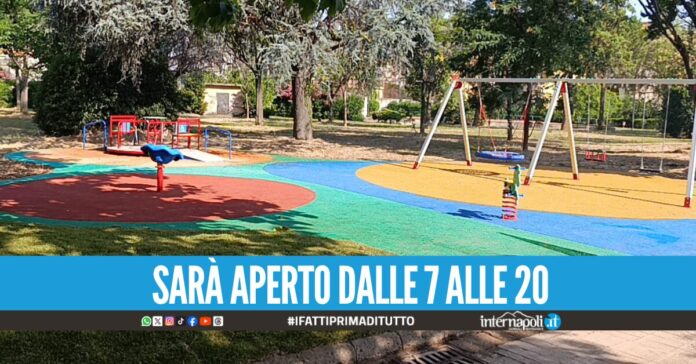 Secondigliano, riaperto il Parco San Gaetano Errico
