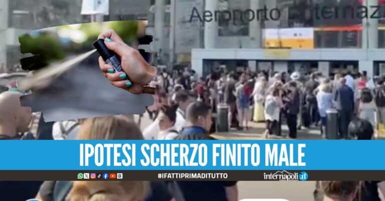 Spray urticante nell'aria, aperta un'inchiesta dopo l'evacuazione di Capodichino