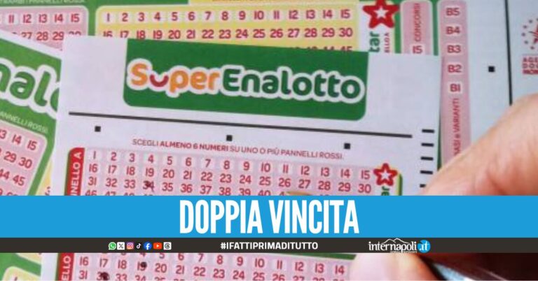 SuperEnalotto, vinti oltre 36mila euro in Campania: festa doppia a Caivano