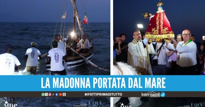 Tanta emozione, preghiere e fuochi la giornata storica della Madonna della Pace sul litorale di Giugliano