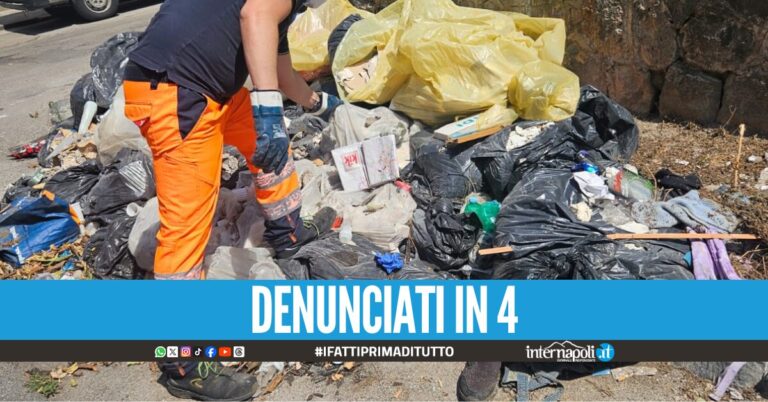 Traditi dai propri rifiuti, incivili smascherati dai documenti nei sacchetti a Torre Annunziata