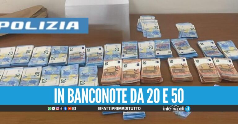Vede i poliziotti e scappa, nascondeva 80mila euro falsi: 70enne in manette a Napoli