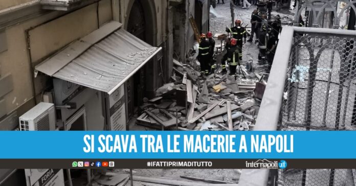 Esplosione in Via Foria, si cercano altre persone: una donna estratta viva