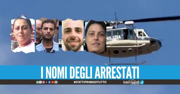 Elicottero in volo su Ponticelli, 7 arresti contro i clan alleati