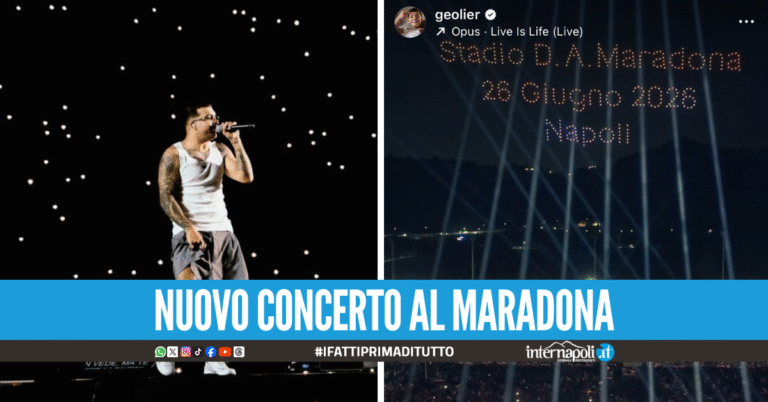 "Natavot al Maradona", Geolier annuncia il nuovo concerto: i dettagli